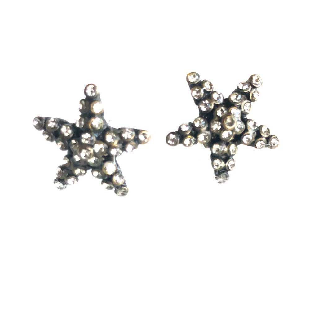Star stud earrings, J.Crew